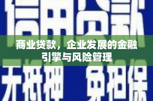 吉木萨尔商业贷款，企业发展的金融引擎与风险管理