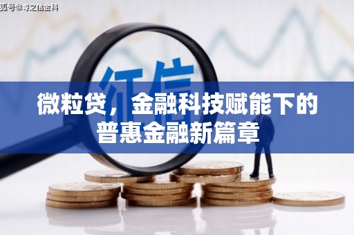 吉木萨尔微粒贷，金融科技赋能下的普惠金融新篇章