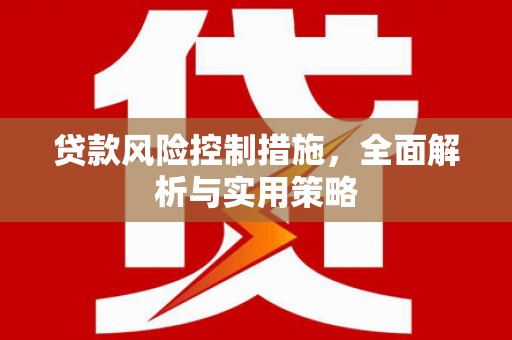 吉木萨尔贷款风险控制措施，全面解析与实用策略