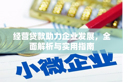 吉木萨尔经营贷款助力企业发展，全面解析与实用指南