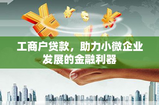 吉木萨尔工商户贷款，助力小微企业发展的金融利器