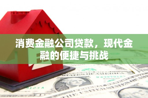 吉木萨尔消费金融公司贷款，现代金融的便捷与挑战