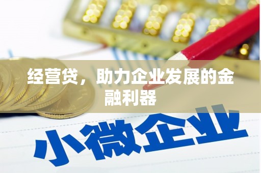 吉木萨尔经营贷，助力企业发展的金融利器
