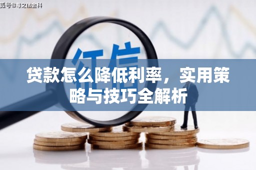 吉木萨尔贷款怎么降低利率，实用策略与技巧全解析
