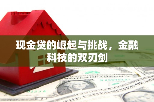 吉木萨尔现金贷的崛起与挑战，金融科技的双刃剑