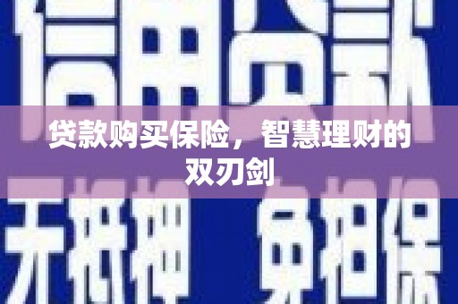 吉木萨尔贷款购买保险，智慧理财的双刃剑