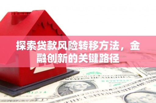 吉木萨尔探索贷款风险转移方法，金融创新的关键路径