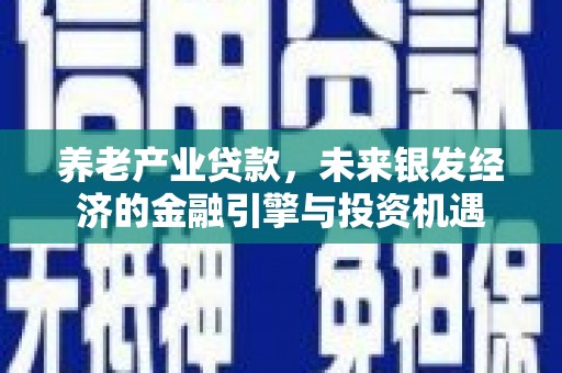 吉木萨尔养老产业贷款，未来银发经济的金融引擎与投资机遇