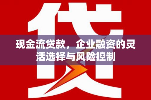 吉木萨尔现金流贷款，企业融资的灵活选择与风险控制