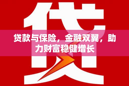 吉木萨尔贷款与保险，金融双翼，助力财富稳健增长