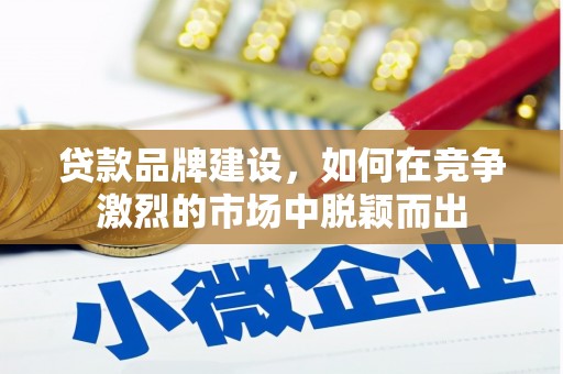 吉木萨尔贷款品牌建设，如何在竞争激烈的市场中脱颖而出