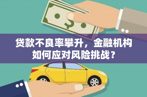 吉木萨尔贷款不良率攀升，金融机构如何应对风险挑战？