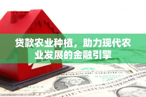 吉木萨尔贷款农业种植，助力现代农业发展的金融引擎
