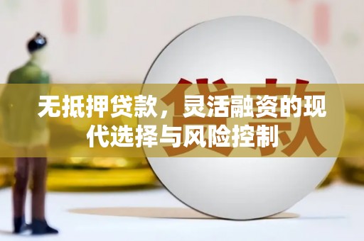 吉木萨尔无抵押贷款，灵活融资的现代选择与风险控制