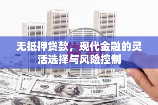 吉木萨尔无抵押贷款，现代金融的灵活选择与风险控制