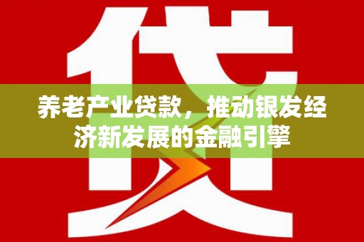 吉木萨尔养老产业贷款，推动银发经济新发展的金融引擎