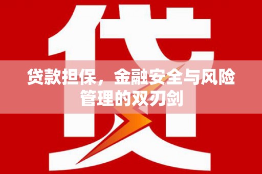 吉木萨尔贷款担保，金融安全与风险管理的双刃剑