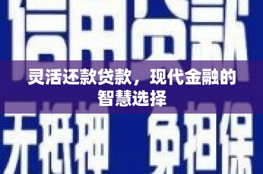 吉木萨尔灵活还款贷款，现代金融的智慧选择