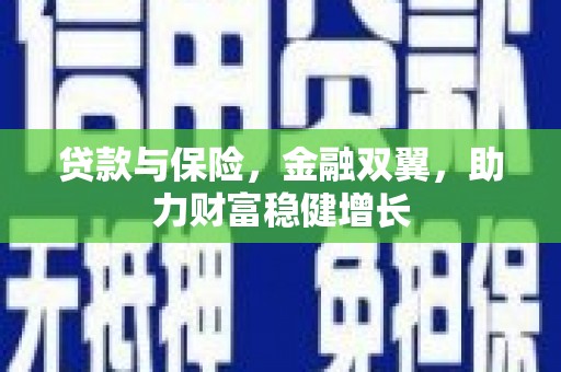 吉木萨尔贷款与保险，金融双翼，助力财富稳健增长