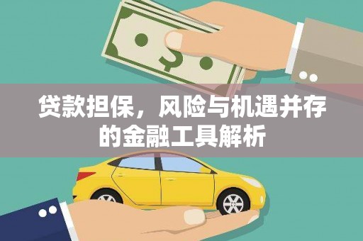 吉木萨尔贷款担保，风险与机遇并存的金融工具解析