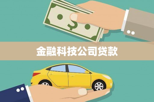 吉木萨尔金融科技公司贷款