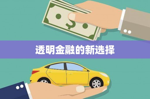 吉木萨尔透明金融的新选择